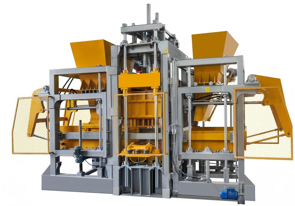 YIXIN QT15-15 para Máquina de Fabricação de Blocos Vazados e Sistema de Cubificação